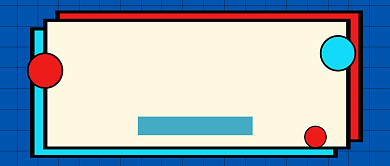 蓝色征集愿望清单公众号首图背景