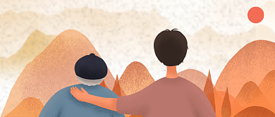 父亲节陪伴才是真正的幸福公众号首图背景