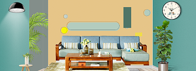 春季家装海报banner模板背景