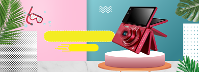 数码家电海报模版背景