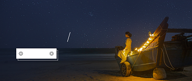 海边晚安公众号首图背景