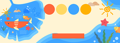 儿童节淘宝电商banner图背景