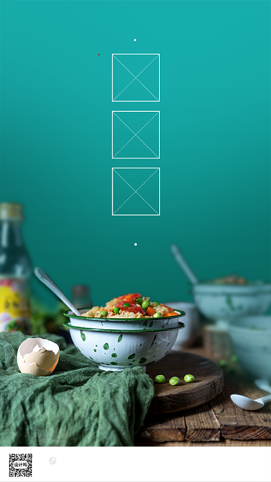 摄影图素食日手机海报背景