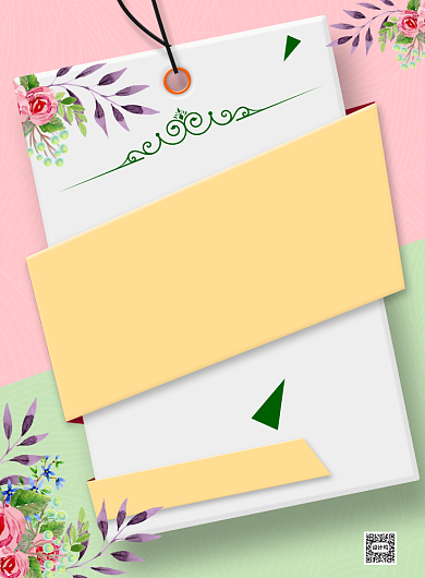 简约商务春季上新促销印刷海报背景