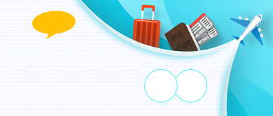 创意五一出游季目的地推荐公众号首图背景