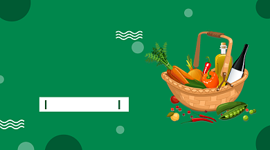 新鲜水果促销绿色清新手机横图背景