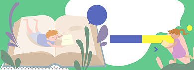 儿童书籍淘宝电商banner图背景