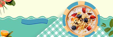 饿了么尝鲜水果夏季优惠店招背景