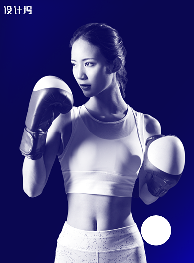 简约时尚创意运动健身海报背景
