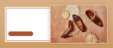 创意时尚女鞋穿搭指南公众号封面背景