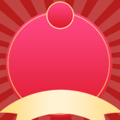 618年中盛典优惠券简约公众号次图背景