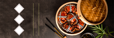 美团大闸蟹美食食品海报背景