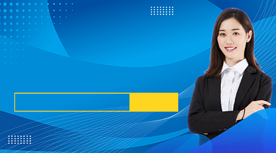 保险理财知识蓝色科技手机横图背景