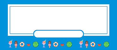 蓝色卡通初夏尝鲜水果促销公众号首图背景