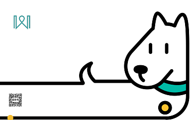 卡通简约宠物名片背景