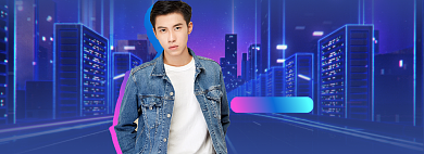 男装促销特惠banner海报背景