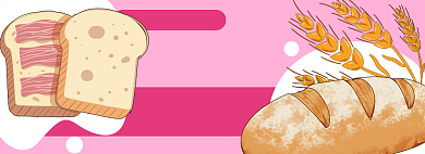 全麦面包电商淘宝banner图背景