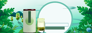春茶上新banner模板背景