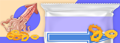 鱿鱼圈电商淘宝banner图背景