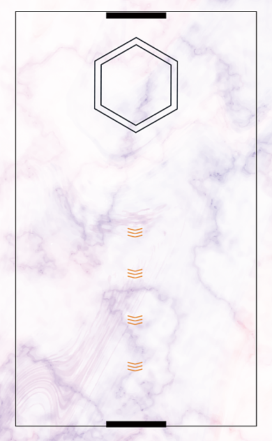 清新简约美容美妆公司竖版名片模板背景