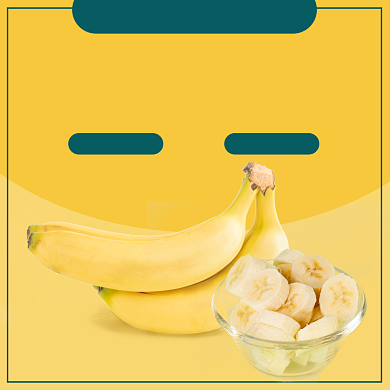 香蕉水果电商直通车主图背景