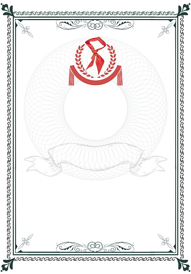 欧洲线条毕业证书背景