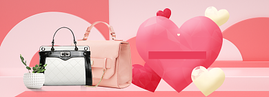 白色情人节海报banner背景