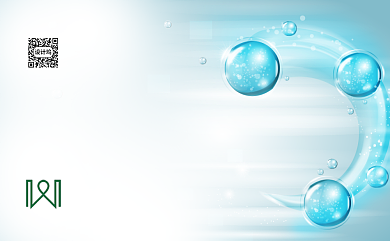 绿色时尚简约名片背景