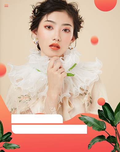 夏季女装新品促销电商首页海报背景