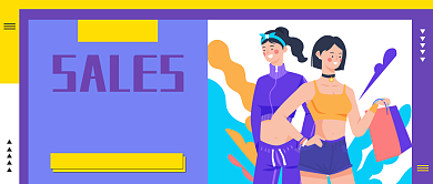 紫色创意618年中大促公众号首图背景