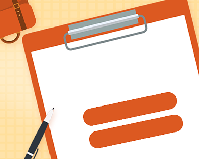 国考面试培训扁平小程序封面背景