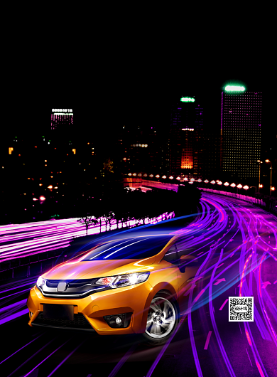 汽车宣传促销线上销售印刷海报背景