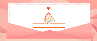 生日快乐宣传促销公众号首图背景