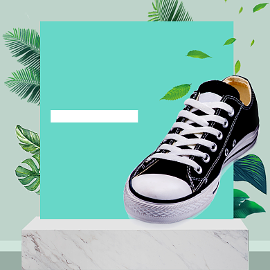 清新520运动鞋促销直通车背景