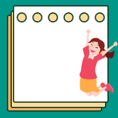 年中大促618卡通插画公众号次图背景