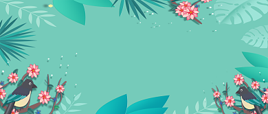 小清新店庆特惠日公众号首图背景