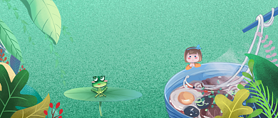 夏至二十四节气夏至面公众号首图背景