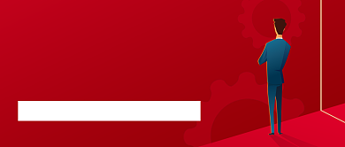 简约红色美股熔断股市热评公众号首图背景