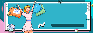 618年中大促女装孟非斯特海报背景