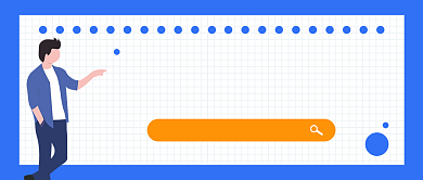 蓝色卡通暑期招聘兼职公众号首图背景