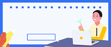 世界认可日蓝色卡通新媒体配图背景