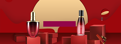 母亲节美妆海报banner模板背景