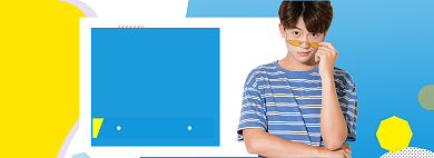 春季男装上新海报banner背景