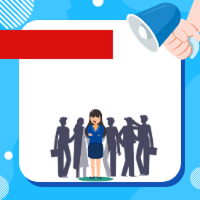 招贤纳士招聘卡通插画公众号次图背景