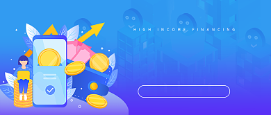 理财越早越好新媒体配图背景