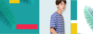 男装上新海报banner模版背景
