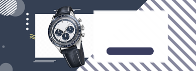 时尚父亲节手表促销banner背景