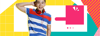 男装上新海报banner模版背景