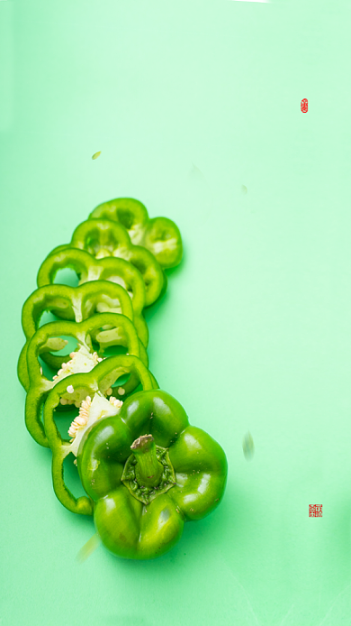 绿色清新简约健康素食日海报背景