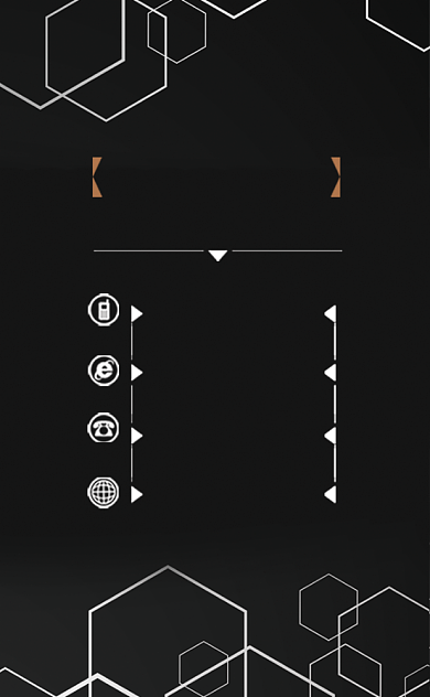 精致创意线条商务企业公司竖版名片模板背景